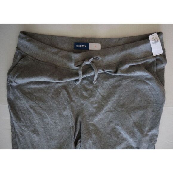 Old Navy 341982 Men's Sz Large Heather Gray Lightweight Jersey-Knit Jogger Pants - Picture 3 of 6